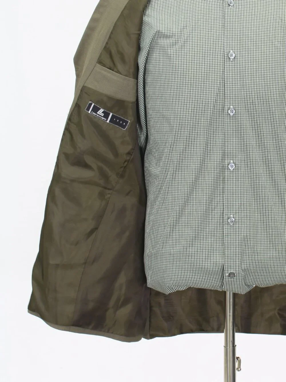 Lawerencepur 38R 33x28 Green Full Suit 3-Button Check R958